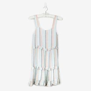 Rails Sandy Mini Dress Size S Linen Blend Soft Girl Coastal Beachy Resort Summer